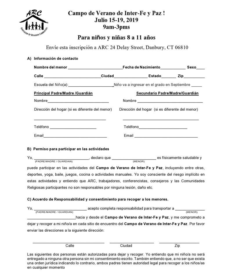 Spanish Registration